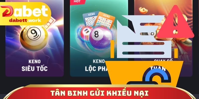 Tân binh gửi khiếu nại